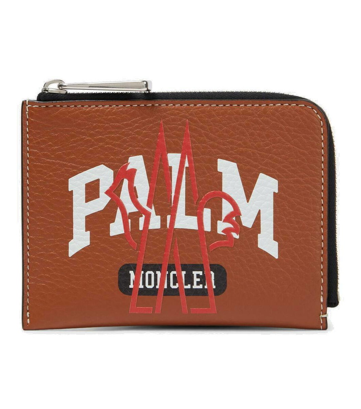 Photo: Moncler Genius x Palm Angels leather card holder