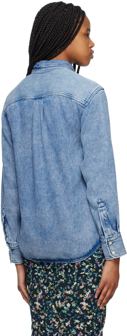 Isabel Marant Etoile Blue Tahis Denim Shirt Isabel Marant Etoile