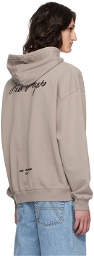 Axel Arigato Taupe Drill Hoodie