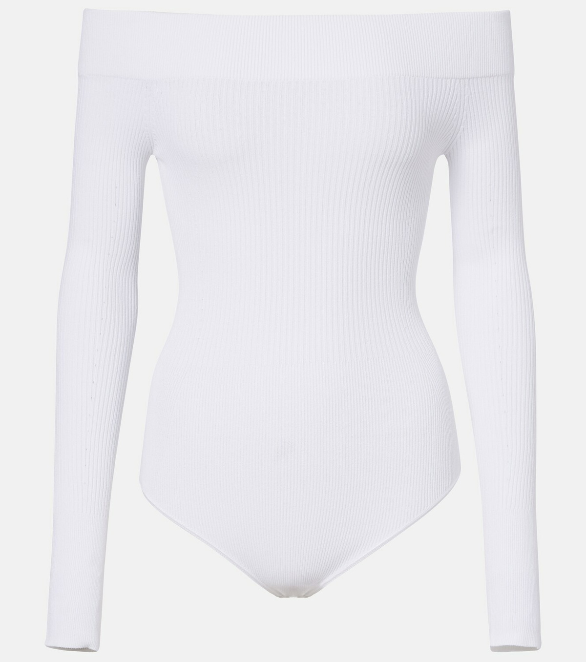 Alaïa Ribbed-knit bodysuit