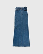 Rotate Birger Christensen Stretchy Maxi Skirt Blue - Womens - Skirts