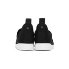 Jimmy Choo Black Suede and Mesh Oakland Slip-On Sneakers