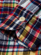 Drake's - Checked Cotton-Madras Shirt - Unknown