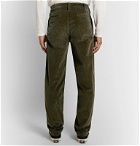 J.Crew - Wallace & Barnes Pleated Cotton-Corduroy Trousers - Green
