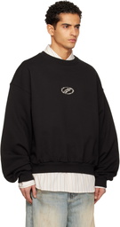 We11done Black Se11done Sweatshirt