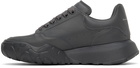 Alexander McQueen Grey Court Trainer Sneakers