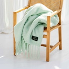 Bongusta Weekend Plaid Blanket in Cream/Mint 