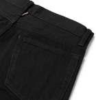 Mr P. - Slim-Fit Selvedge Denim Jeans - Men - Black