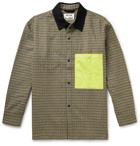 Acne Studios - Osmar Twill-Trimmed Checked Recycled Wool-Blend Jacket - Brown