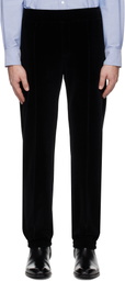 Valentino Black 'Chez Valentino' Patch Sweatpants