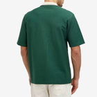 Palmes Men's Luca Zip Polo Shirt in Green