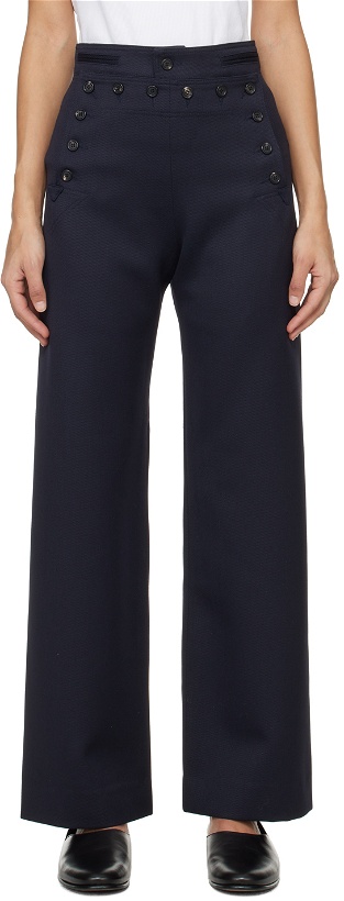 Photo: Bode Navy Sailor Trousers
