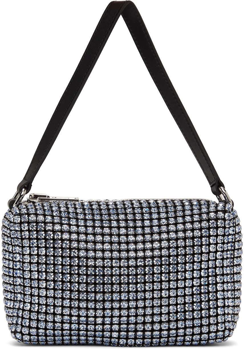 Alexander Wang Blue Rhinestone Medium Heiress Bag Alexander Wang