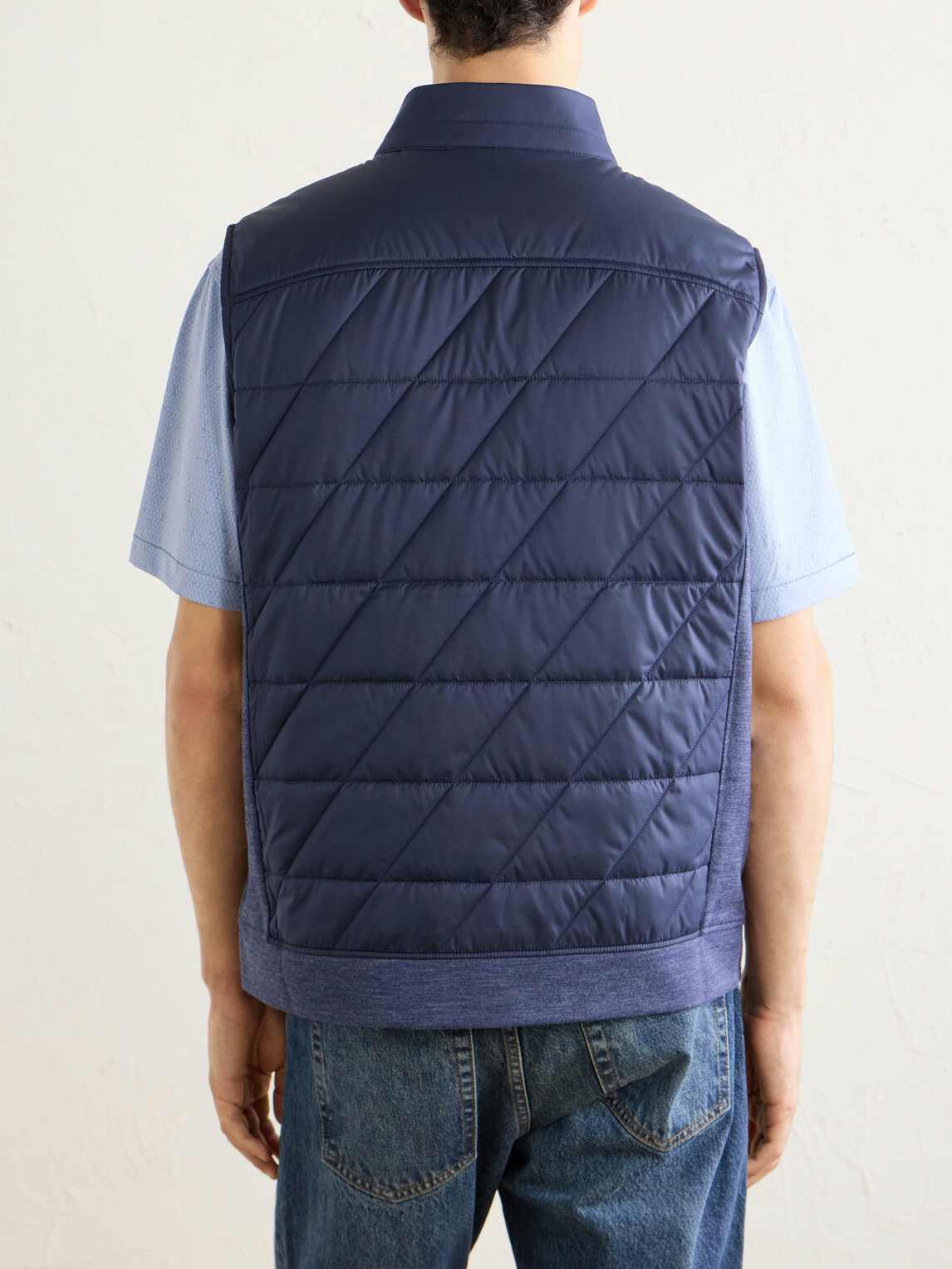 Peter Millar - Walker Quilted Shell Vest - Blue