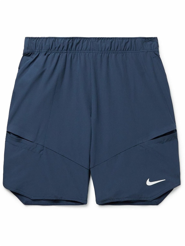 Photo: Nike Tennis - NikeCourt ADV Dri-FIT Tennis Shorts - Blue