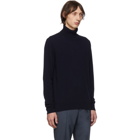 Maison Margiela Navy Cashmere Turtleneck