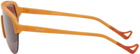 District Vision Orange Nagata Speed Blade Sunglasses