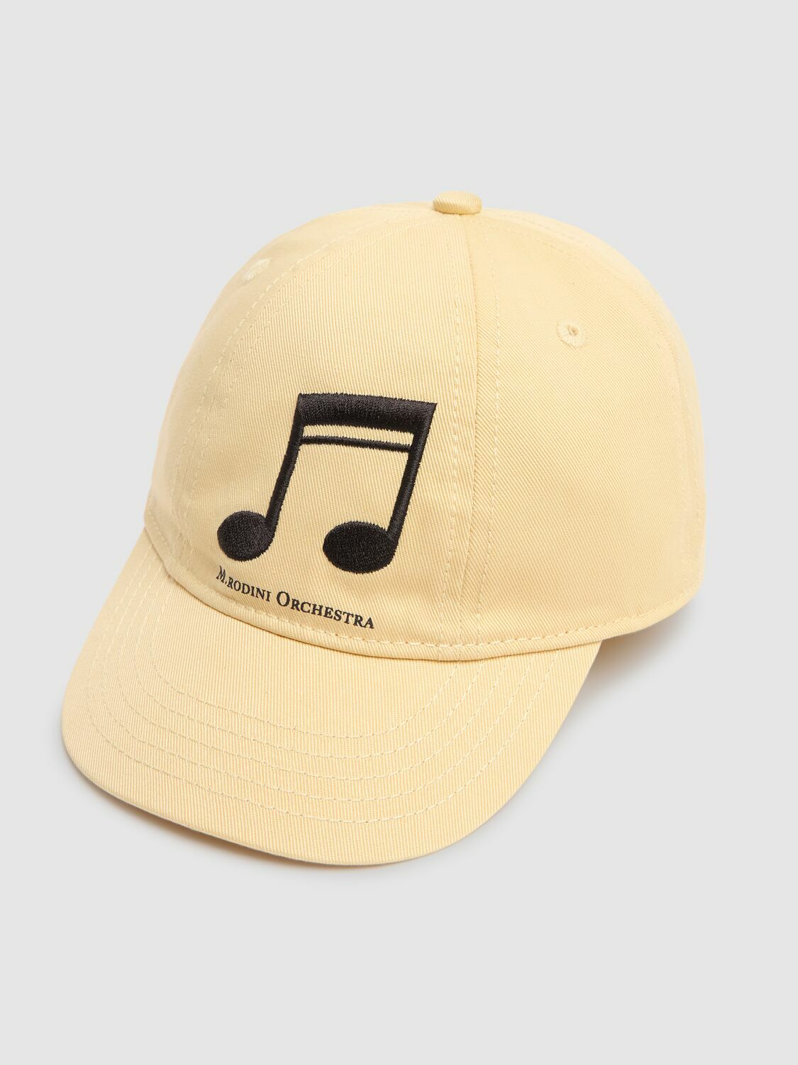 MINI RODINI Embroidered Cotton Baseball Hat