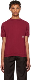 Lukhanyo Mdingi Burgundy Cotton T-Shirt