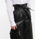 Alexandre Vauthier - Leather paperbag pants