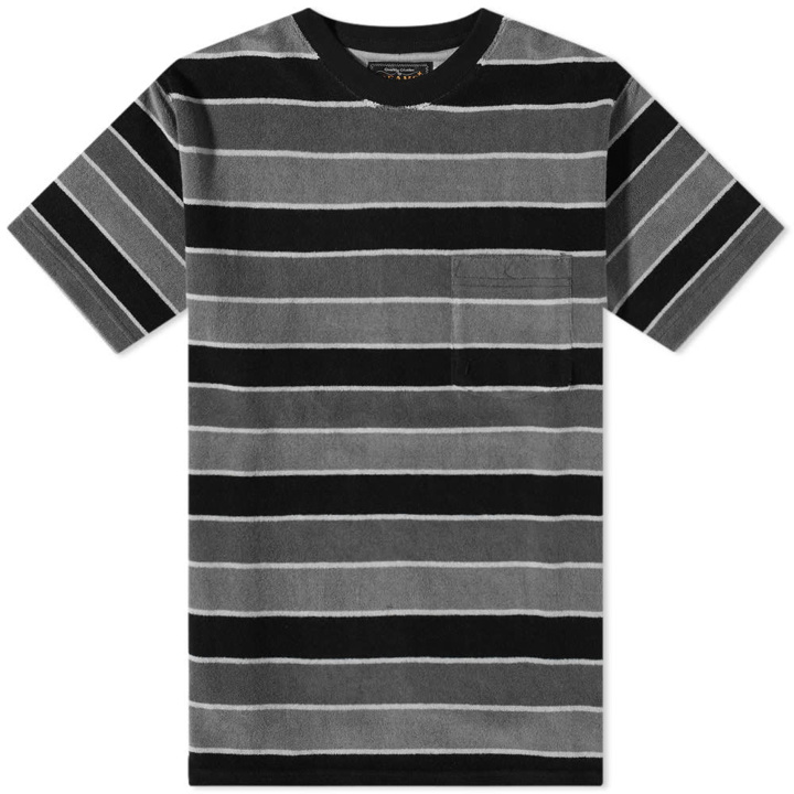 Photo: Beams Plus Stripe Pile Pocket Tee