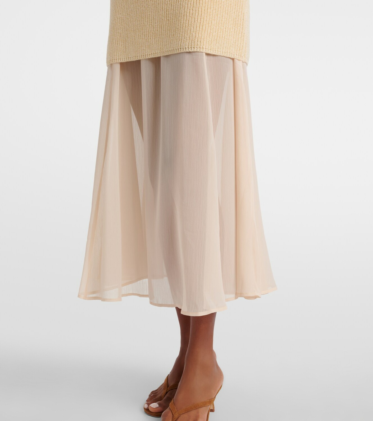 Xu Zhi Knitted midi dress