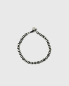 MIKIA Najavo pearl 5mm silver Mens Bracelet