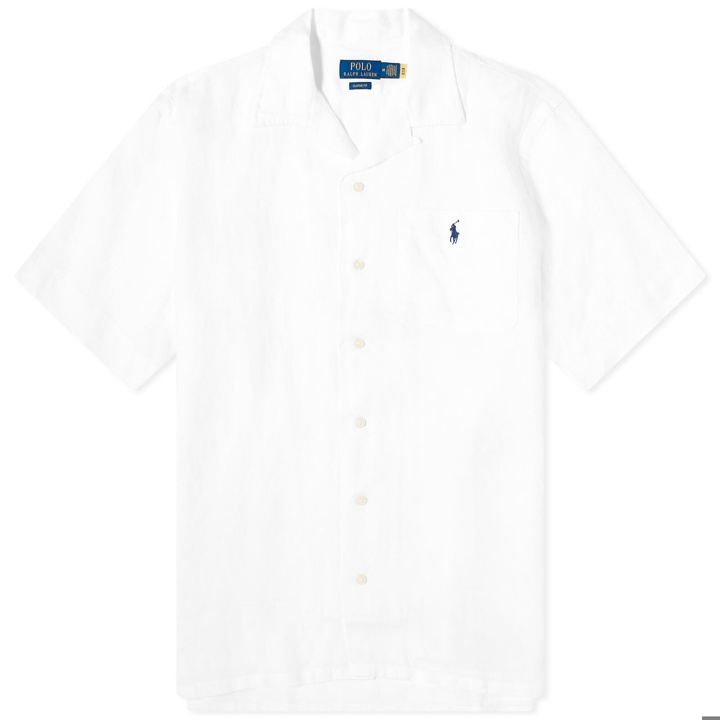 Photo: Polo Ralph Lauren Men's Linen Vacation Shirt in White
