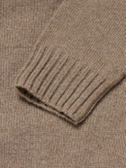 John Smedley - Rockford Shawl-Collar Recycled-Cashmere and Merino Wool-Blend Cardigan - Brown