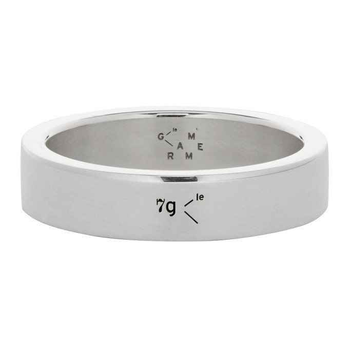 Photo: Le Gramme Silver Polished Le 7 Grammes Ribbon Ring