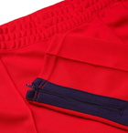 Nike - Martine Rose Slim-Fit Tapered Striped Tech-Jersey Track Pants - Men - Red