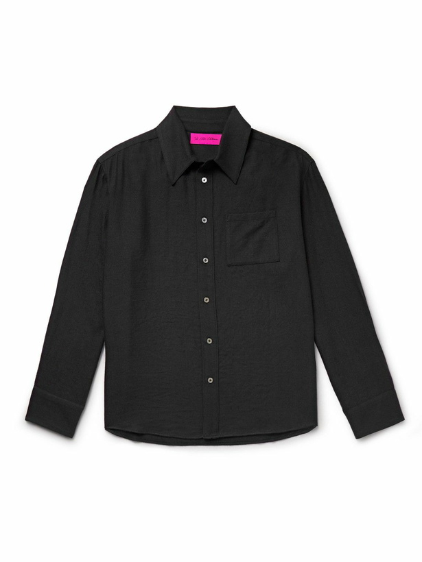 Photo: The Elder Statesman - Wool and Cashmere-Blend Twill Shirt - Black