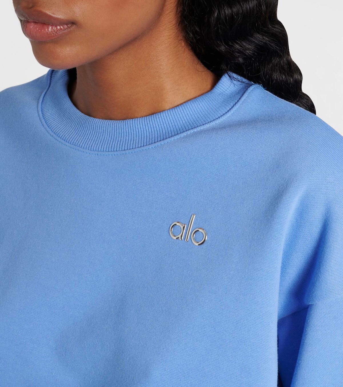 Alo Yoga Accolade cotton-blend sweatshirt