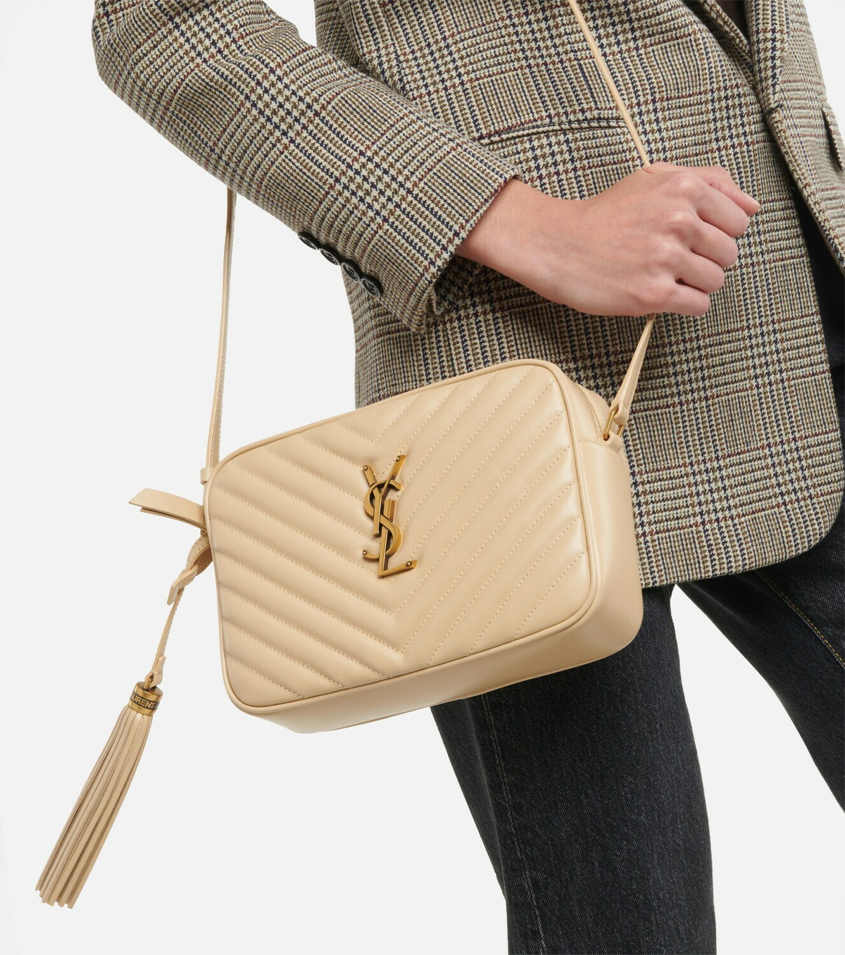 Saint Laurent Lou Camera leather crossbody bag Saint Laurent