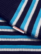 Orlebar Brown - Elzack Willem Slim-Fit Striped Cotton Polo Shirt - Blue