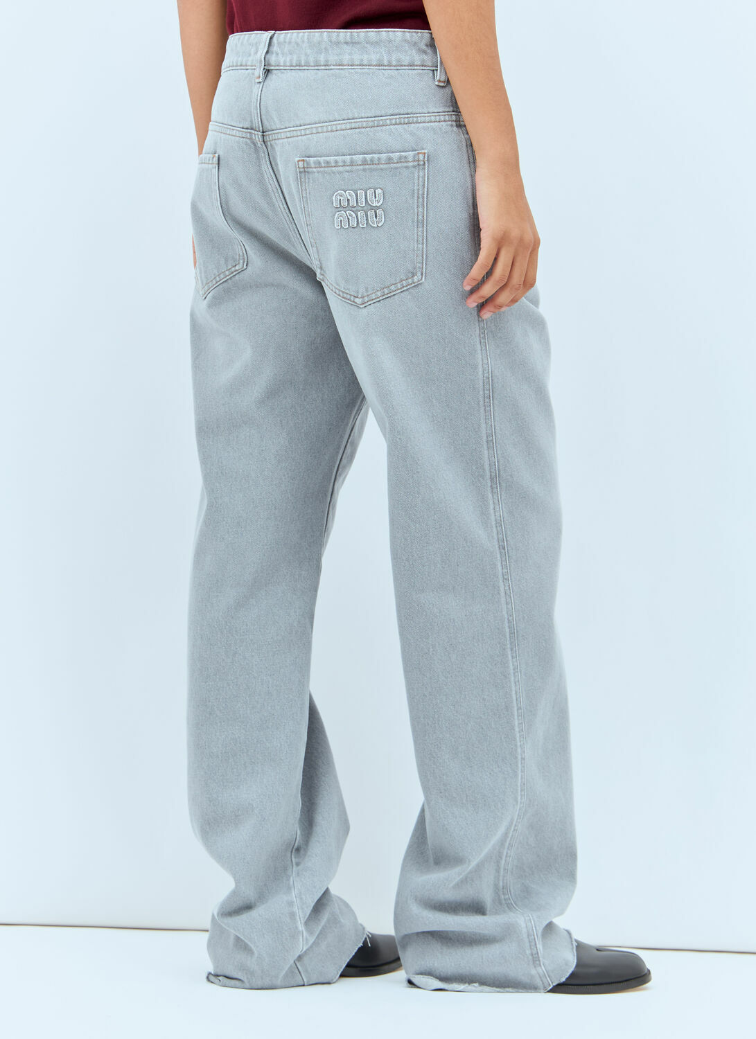 Miu Miu Faded Jeans