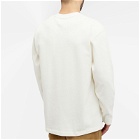 Moncler Men's Genius x Roc Nation Long Sleeve T Shirt in Off White/Cream