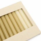 ferm LIVING Ombre Candles - Set of 24 in Khaki 