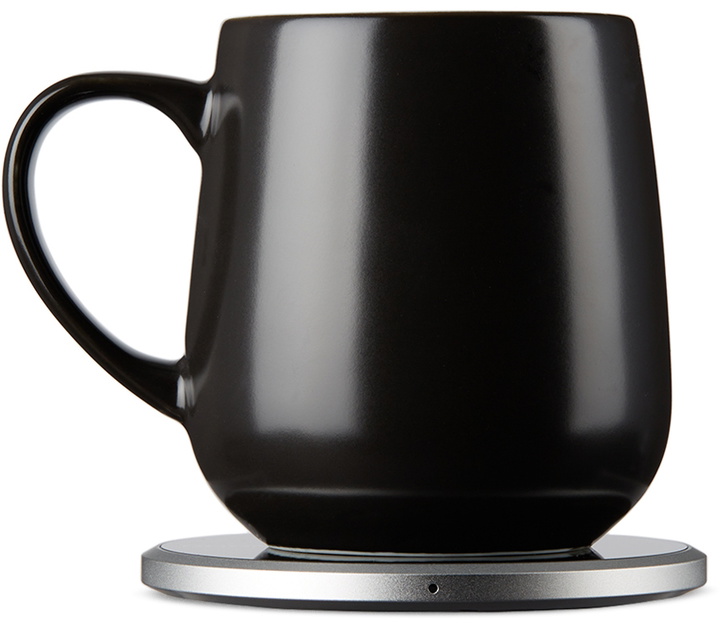 Photo: OHOM Black Ui Self-Heating Mug Set, 355 mL