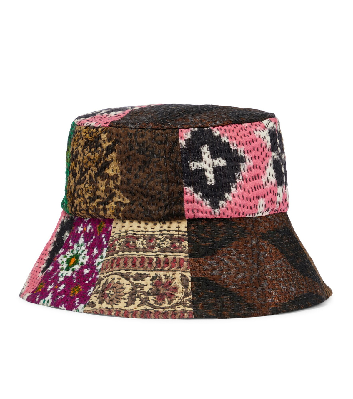 Dries Van Noten - Patchwork bucket hat