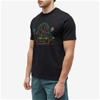 Casablanca Men's Rainbow Crayon Temple T-Shirt in Black