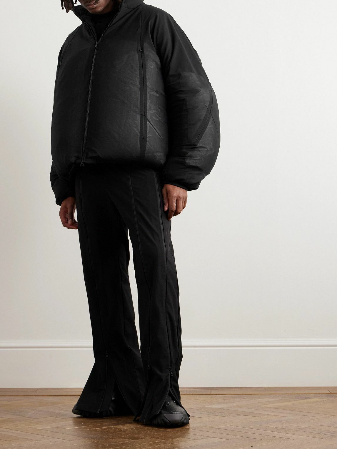 POST ARCHIVE FACTION - 5.1 Padded Nylon-Blend Down Jacket - Black