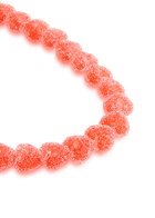 Crystal Haze Jelly Heart 18kt Gold-plated Necklace - Red - One Size