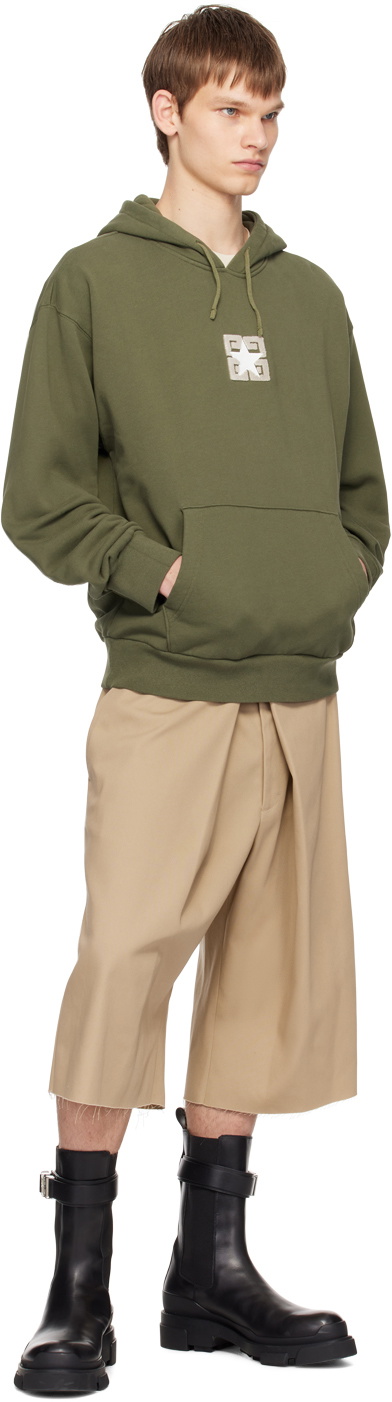 パーカー・フーディ Givenchy Stars Hoodie Givenchy Green 4G Stars Hoodie Givenchy