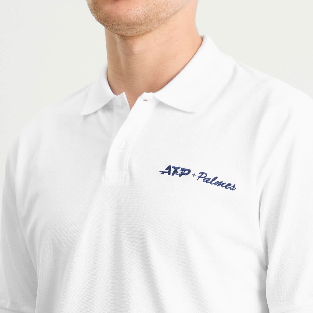 Palmes Men's x ATP Pique Polo Shirt Presented by END. in White