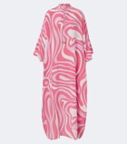 Pucci Marmo silk twill kaftan