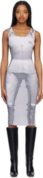 BONBOM Gray 14-1 Midi Dress