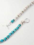 Peyote Bird - Silver Multi-Stone Beaded Necklace