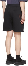 Acne Studios Black Organic Cotton Shorts