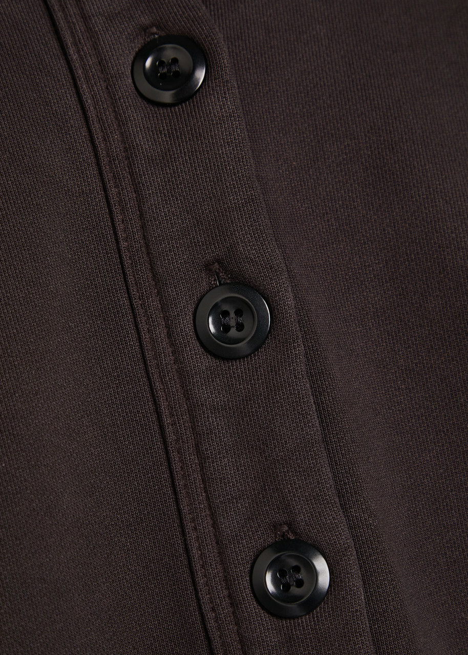 Citizens OF Humanity Mirelle Cotton Sweatshirt Dark Brown